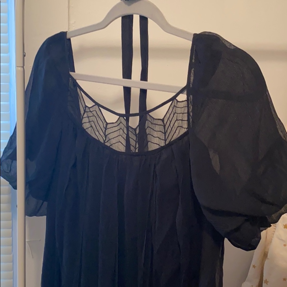 BCBG Max Azria Waist-Tie Shift Dress